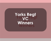 Soldiers of the Yorkshire Regiment Who Won the Victoria Cross 