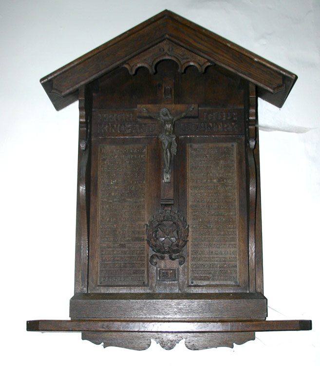 The"Book of Remembrance" in St. Andrew's Church, Aldborough.