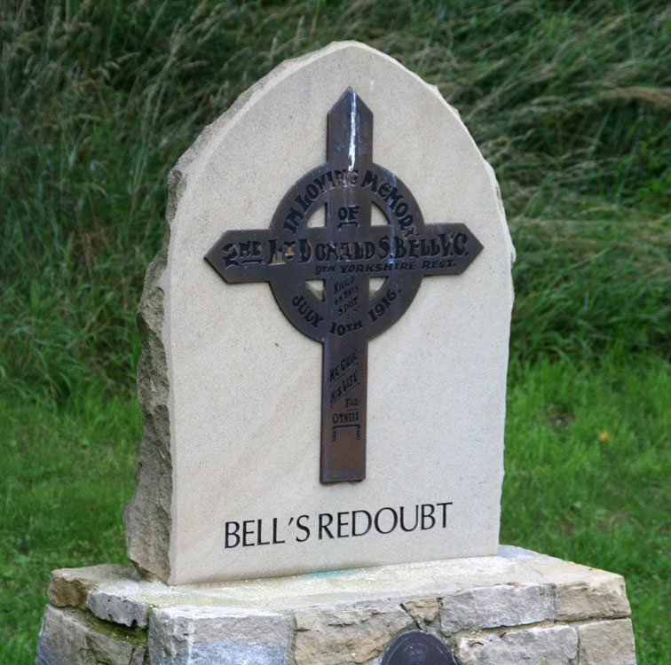 The Bell Memorial at Contalmaison, France