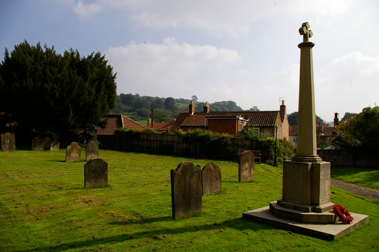 The Bishop Wilton War Memorial in St. Edith's Churchyard