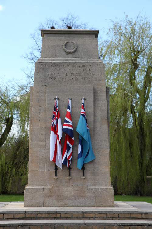 The War Memorial for Bourne (Lincs)