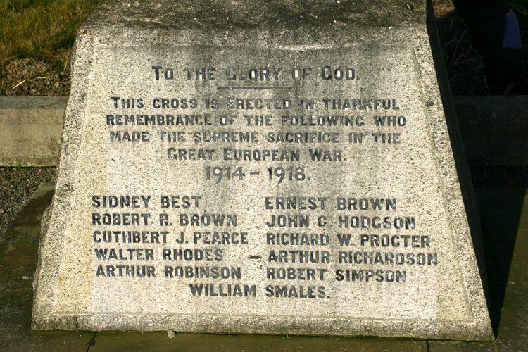 The Yorkshire Regiment, Local War Memorials