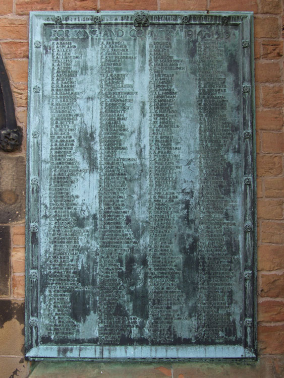 The First World War Memorial, - Bulwell, Notts
