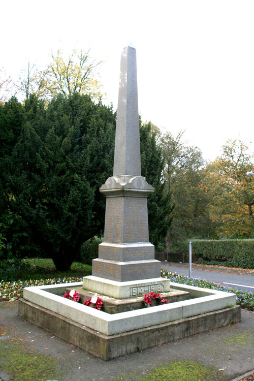 The War Memorial at Burnopfield, Co. Durham