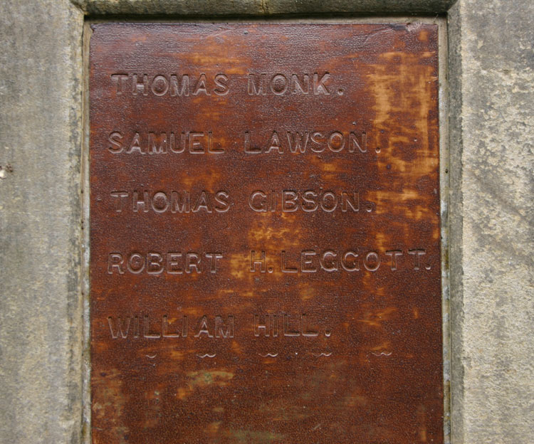 Names (1) Commemorated on the Commondale War Memorial