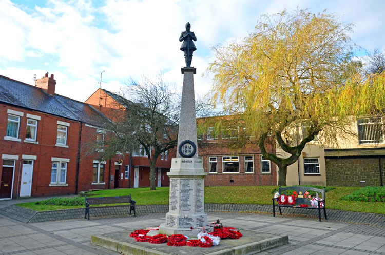 The War Memorial for Cramlington (Northumberland)