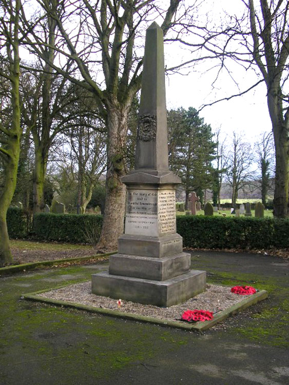 The War Memorial in Evenwood, Co. Durham.