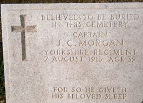 Captain John Cecil Morgan. 