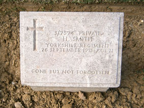 Private Hugh Smith. 3/7574. 