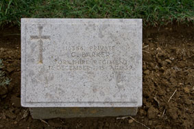 Private George Barker, 18366. 