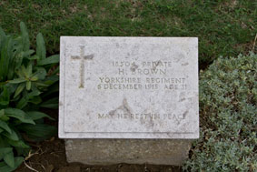 Private Harry Brown. 18504. 