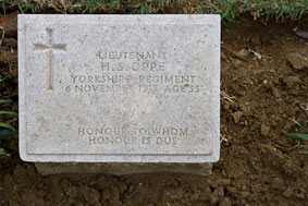 Lieutenant Henry Sigismund Oppe.