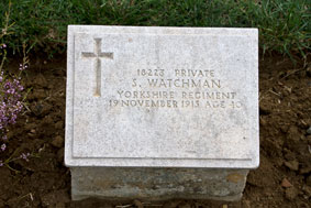 Private Samuel Watchman. 18223.