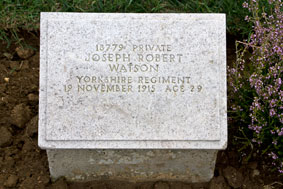 Private Joseph Robert Watson. 18779. 