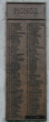 First World War Commemorations, Names "R" - "W"