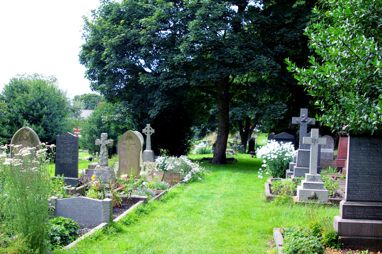 Part of the Benwell (St. James) Churchyard