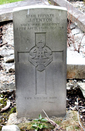 Private James Fenton. 17411. 