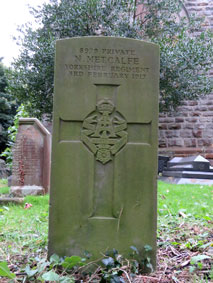 Private Norman Metcalfe. 8979.