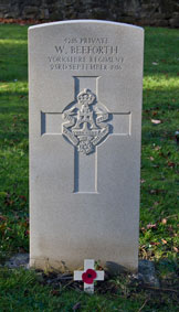 Private William Beeforth. 4215.