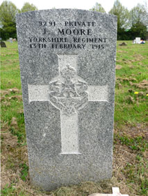 Private John Moore. 9291. 