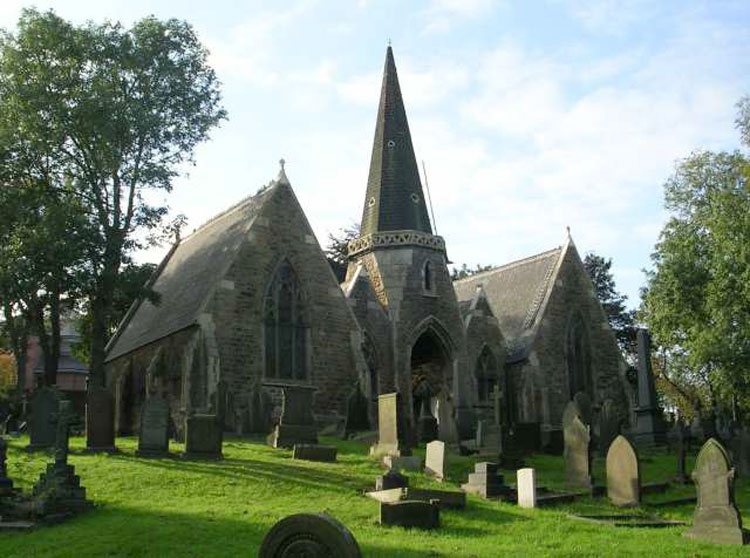 Pontefract Cemetery, the Chapels (now disused)