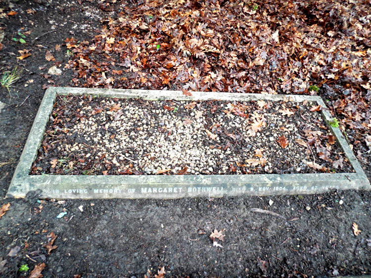 Margaret Bothwell's Grave in Brookwood Cemetery, - Shared with Her Son, Henry
