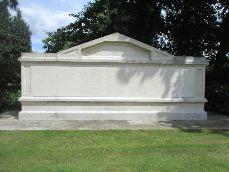 The Screen Wall in Brookwood Military Cemetery