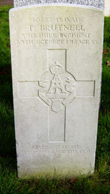Private Thomas Brutnell. 40822.