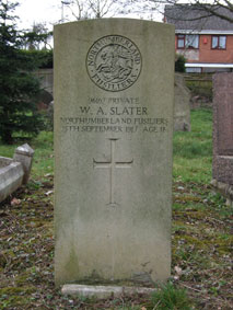 Private William Arthur Slater. 96167.