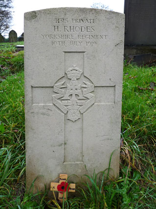 Private Harry Rhodes. 41315.