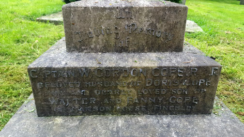 Capt W G Cope