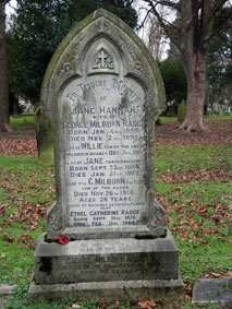 Private G Milburn Radge, 3694. 