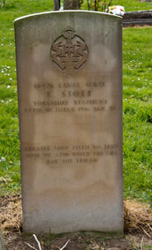 Lance Serjeant Ernest Stott. 10776. 