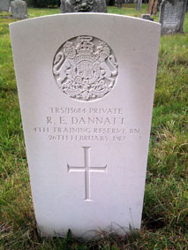 Private Robert Edmund Dannatt. TR/5/13684.