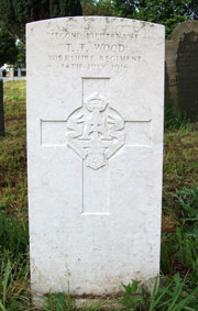 2nd Lieutenant Thomas Theodore Wood.