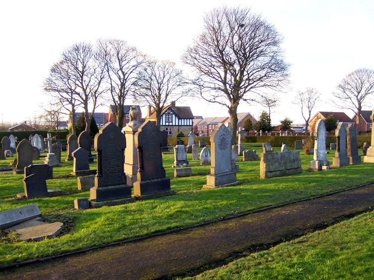A view of Houghton-le-Spring (Durham Road) Cemetery