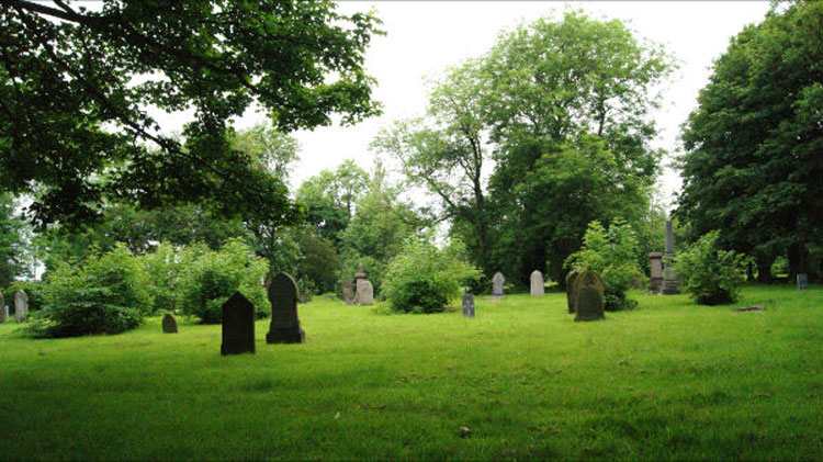 Private Green's grave in Jarrow Cemetery, - centre