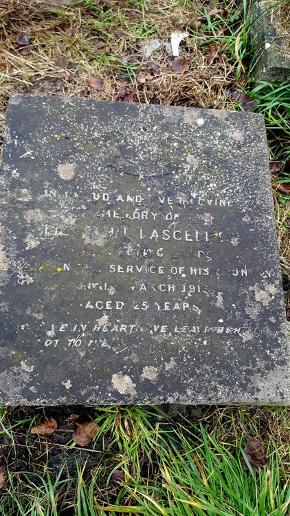 The Lascelles Family Grave in which Lieutenant Lasceels is buried (2)