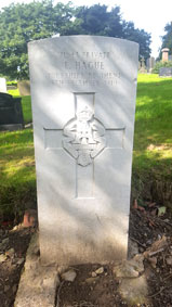 Private Ernest Hague, 21643. 