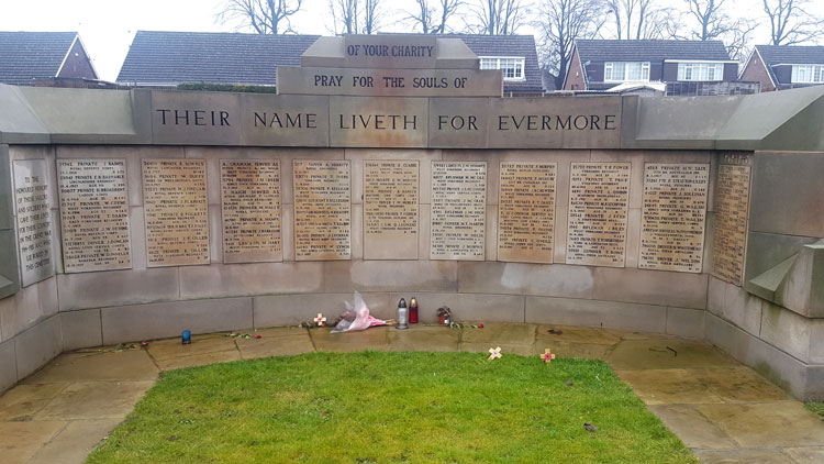 The Screen Wall in Killingbeck Cemetery