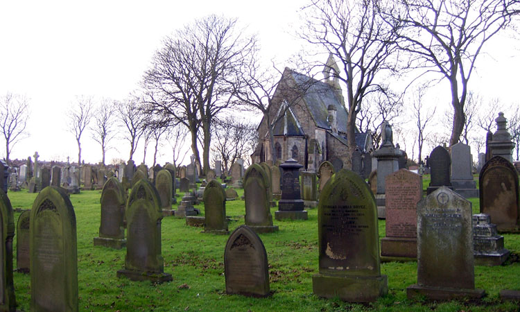 A general view of Sunderland (Mere Knolls) Cemetery