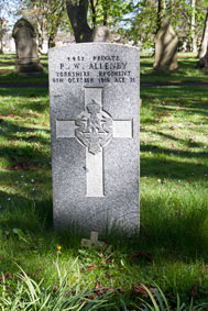 Private Percy William Allenby. 4481.