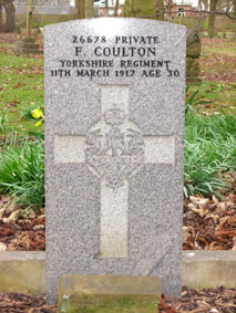 Private Francis Coulton. 26678. 