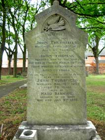 The Thursfield Family Headstone