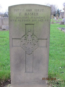 CQMS Edward Hasker. 3677. 