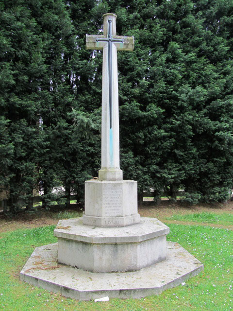 The Cross of Sacrifice in Reigate Cemetery
