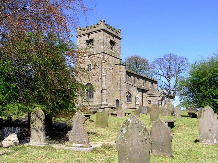 St. Peter's, Rylstone and the Churchyard