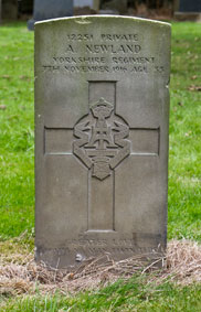 Private A Newland, 12251. 