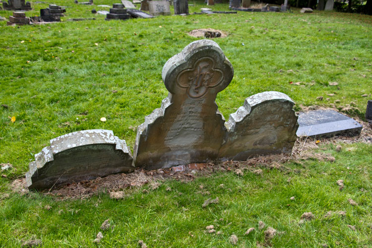 The Turnbull Family Headstones in Scarborough (Manor Road) Cemetery.