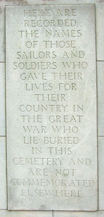 The Screen Wall Dedication in Sheffield (Burngreave) Cemetery